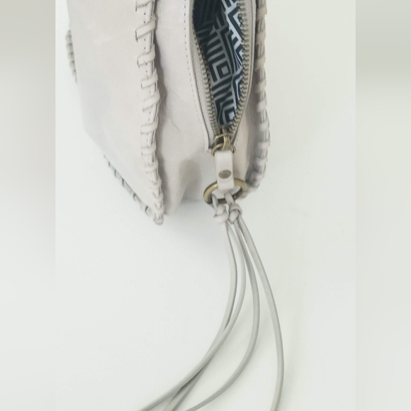 Gray Hobo Leather Shoulder Bag - Picture 6 of 14